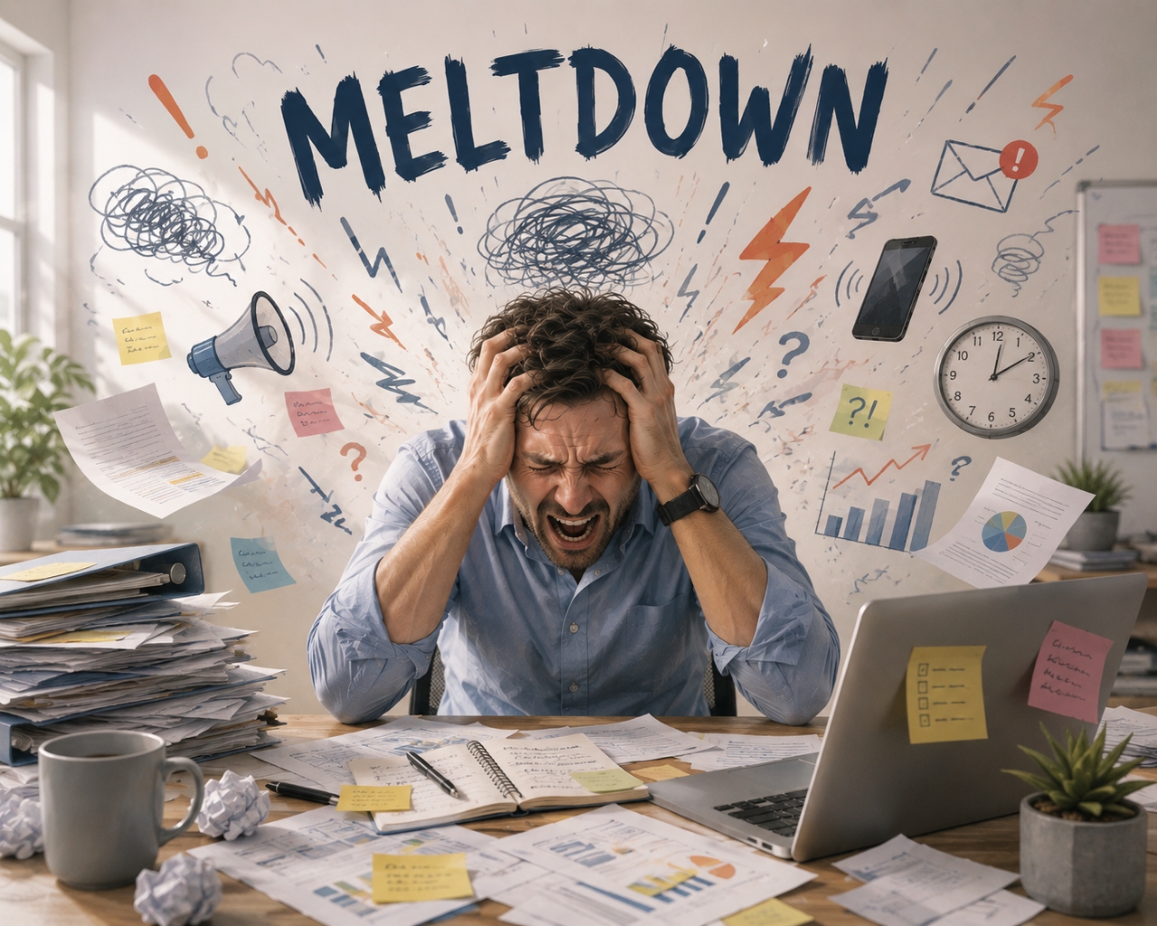 Illustration du Meltdown Autistique