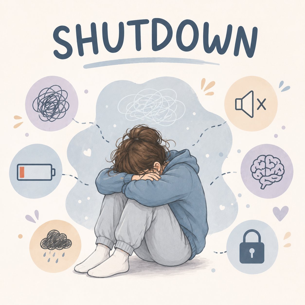 Illustration du Shutdown Autistique